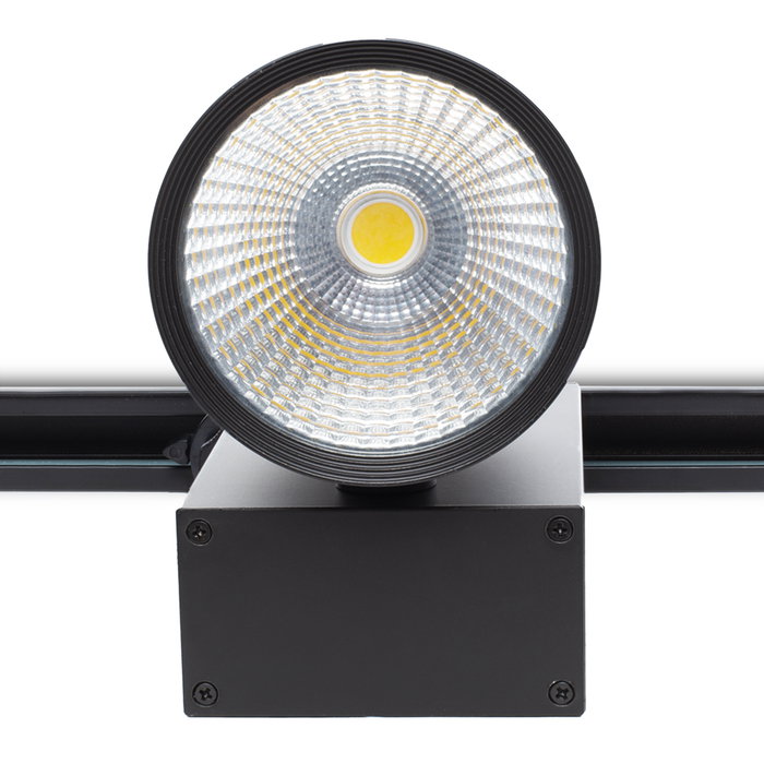 JW-TR30W-BLACK-W Foco de Carril LED 30W 2700Lm 4200K Trifásico UGR17 Black