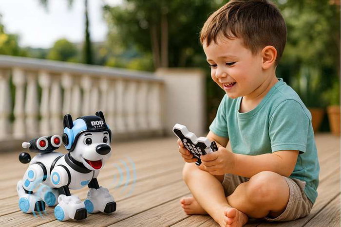 Crazon Robot Perro con Control Remoto y Funciones Educativas