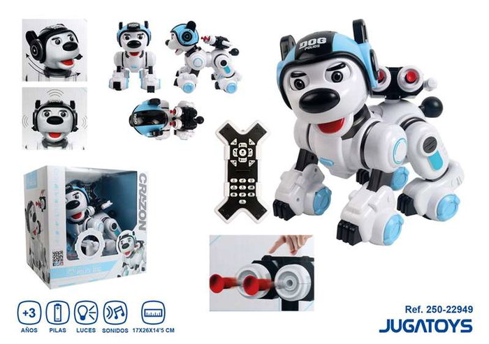 Crazon Robot Perro con Control Remoto y Funciones Educativas