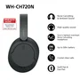 Sony WH-CH720 Auriculares Inalámbricos Diadema con Cancelación de Ruido, Bluetooth 5.2, USB-C, 50h Batería, Micrófono, Compatible con Asistente de Google/Siri - Negro