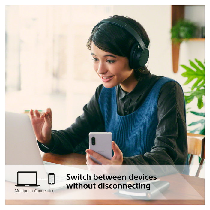 Sony Auriculares Inalámbricos WH-CH720N con Micrófono Bluetooth, Negros Sony Auriculares Inalámbricos WH-CH720N con Micrófono Bluetooth, Negros