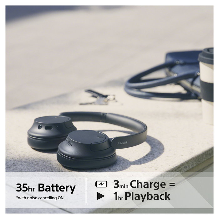 Sony Auriculares Inalámbricos WH-CH720N con Micrófono Bluetooth, Negros Sony Auriculares Inalámbricos WH-CH720N con Micrófono Bluetooth, Negros
