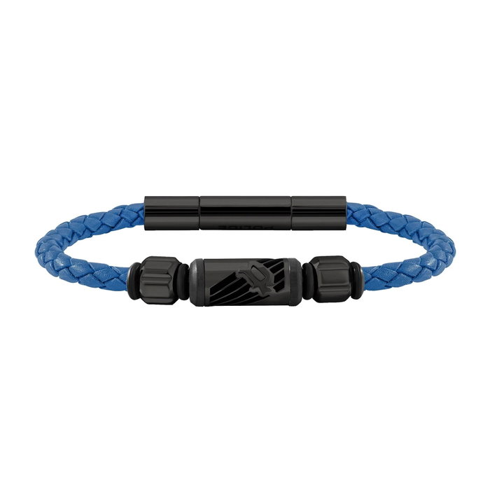 Police Joyería PJ26466BLN.02A Pulsera de Cuero para Hombre de 19 cm Police Joyería PJ26466BLN.02A Pulsera de Cuero para Hombre de 19 cm