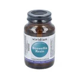 Viridian Boswelia Resina Extracto 30 Cápsulas Veganas