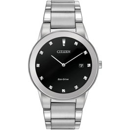 Citizen AU1060-51G con movimiento solar y correa de acero