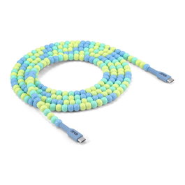Club 3D CAC-3011 Cable USB-C a USB-C de 2m, 60W, 480Mbps, Azul/Verde