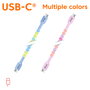 Club 3D CAC-3011 Cable USB-C a USB-C de 2m, 60W, 480Mbps, Azul/Verde