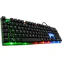 THE G-LAB Pack Combo Neon 4 en 1 - Teclado de Membrana Tamaño Completo, Ratón 3600 DPI, Alfombrilla y Auriculares - THE3760162054699