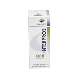 INTERNATURE Drenature Interpros Gotas 30 ml - Complemento Alimenticio para el Sistema Urinario con Calabaza, Gayuba, Sabal y Ortiga