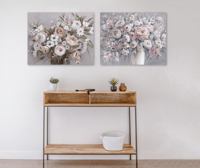 DKD Home Decor Cuadro Tradicional Multicolor Lienzo Pino Florero 100 x 80 x 3.7 cm (2 Unidades) DKD Home Decor Cuadro Tradicional Multicolor Lienzo Pino Florero 100 x 80 x 3.7 cm (2 Unidades)