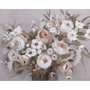 DKD Home Decor Set de 2 Cuadros de Lienzo y Pino con Diseño de Florero