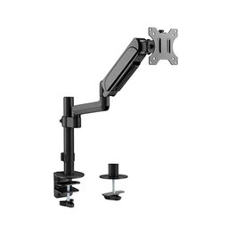 GEMBIRD MA-DA1P-01 Soporte para Monitor de Escritorio, Negro, hasta 32 Pulgadas