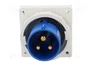 PAWBOL Conector de alimentación AC Macho 16A 400VAC 3 Pines