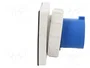 PAWBOL Conector de alimentación AC Macho 16A 400VAC 3 Pines