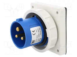 PAWBOL Conector de alimentación AC Macho 16A 400VAC 3 Pines