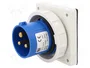 PAWBOL Conector de alimentación AC Macho 16A 400VAC 3 Pines