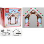 Basics Casita de caramelo inflable con LED, IP44, 290 x 70 x 270 cm