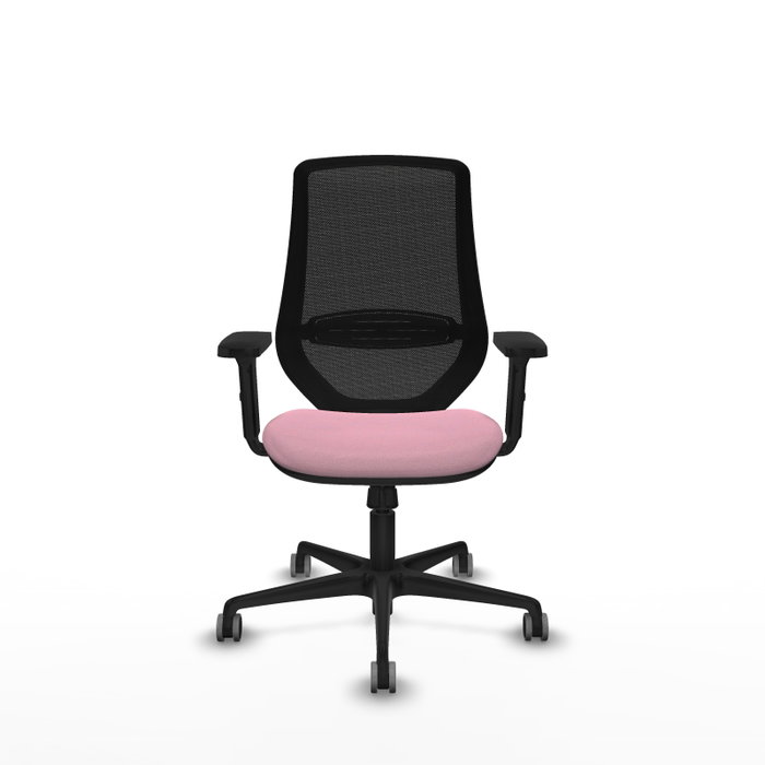 PIQUERAS Y CRESPO Silla de oficina Mardos con Mecanismo Sincro Rosa y Negro PIQUERAS Y CRESPO Silla de oficina Mardos con Mecanismo Sincro Rosa y Negro