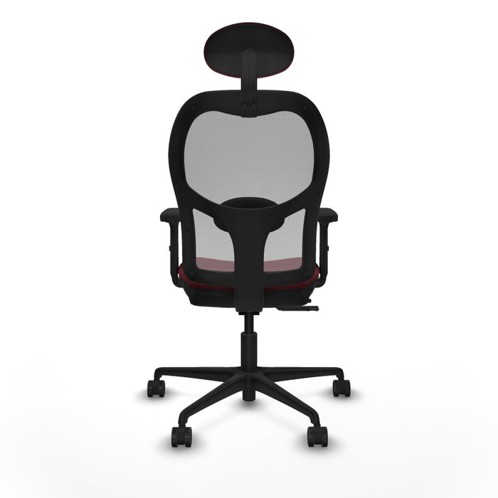 PIQUERAS Y CRESPO Silla de oficina Jorquera Sincro/Traslack Granate y Gris