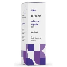 TERPENIC Aceite Esencial Alimentario Bio de Salvia España (Salvia lavandulifolia) - 10 ml