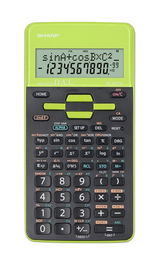 Calculadora Cientifica Sharp 10 Digitos El-531Th Verde (2 Líneas)
