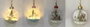 DKD Home Decor Decoración Colgante PVC de Navidad con LED, Surtido de 4 Modelos
