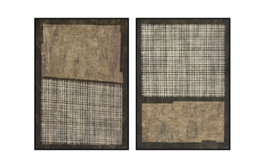 DKD Home Decor Set de 2 Cuadros Lienzo Modernos 100x140 cm