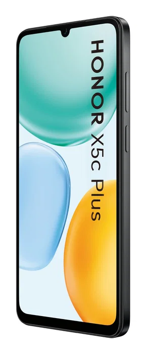 Honor X5c Plus Smartphone, 6.74" (17.1 cm) Pantalla 90 Hz, 4 GB RAM + 256 GB, Cámara Doble 50 MP, Batería 5260 mAh, Color Negro - MagicOS 9.0