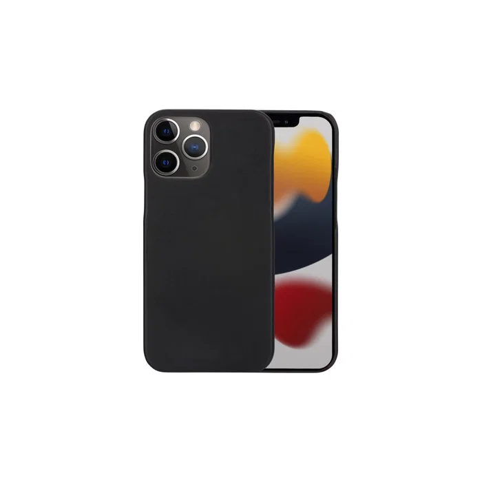 Lynge Funda cartera con cierre magnético de cuero negro para Apple iPhone 12 / iPhone 12 Pro (15.5 cm / 6.1") con 3 bolsillos para tarjetas