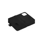 Lynge Funda cartera con cierre magnético de cuero negro para Apple iPhone 12 / iPhone 12 Pro (15.5 cm / 6.1") con 3 bolsillos para tarjetas