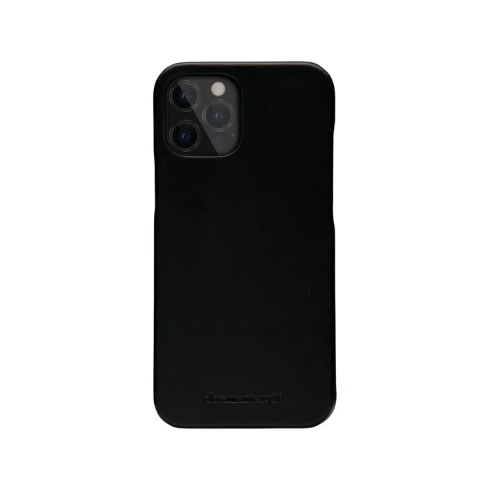 Lynge Funda cartera con cierre magnético de cuero negro para Apple iPhone 12 / iPhone 12 Pro (15.5 cm / 6.1") con 3 bolsillos para tarjetas