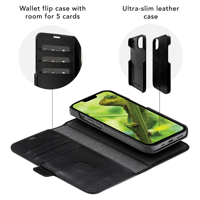 dbramante1928 Lynge Funda Cartera 2 en 1 para iPhone 12/12 Pro, Negro dbramante1928 Lynge Funda Cartera 2 en 1 para iPhone 12/12 Pro, Negro