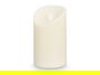 Giftdecor Vela Led Crema Mediana 12.5x7.5 cm, Plastico y Cera, Amarillo, 2xAA (Set de 24)