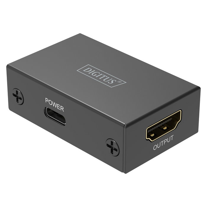 Digitus Repetidor HDMI 8K/60Hz, 7680 x 4320 Pixeles, HDMI 2.1, 13m, Negro