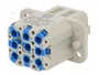 HARTING Han Q Plantilla de Contacto Hembra 16A 500V 9 Pines