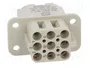 HARTING Han Q Plantilla de Contacto Hembra 16A 500V 9 Pines
