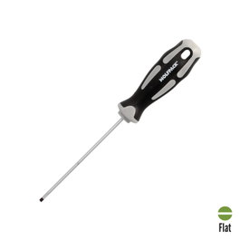 WOLFPACK LINEA PROFESIONAL Destornillador Plano Vaciado Acero S2 0,5 x Ø 3,0 x 100 mm