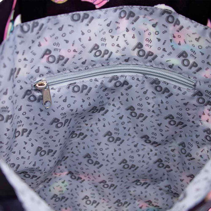 Oh My Pop Bolsa Tote Shopping Bag Illusion Negro Oh My Pop Bolsa Tote Shopping Bag Illusion Negro