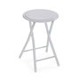 Versa Taburete Plegable Toby Blanco 30x45 cm (4 Unidades)
