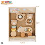 Set de sonajeros Woomax 13,5 X 9,5 X 4,5 CM (4 Unidades)