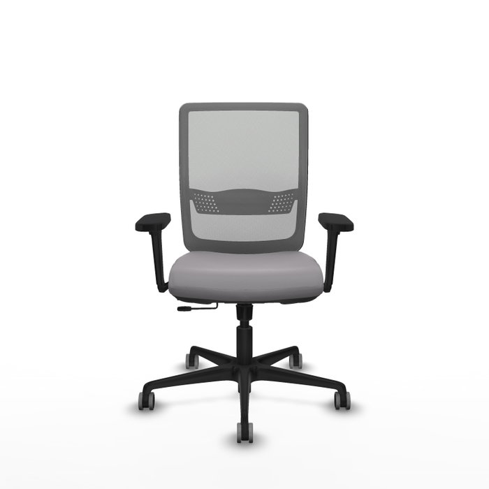 PIQUERAS Y CRESPO Silla de oficina Haches Gris con mecanismo Sincro/Traslack PIQUERAS Y CRESPO Silla de oficina Haches Gris con mecanismo Sincro/Traslack