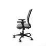 PIQUERAS Y CRESPO Silla de oficina Haches Gris con mecanismo Sincro/Traslack