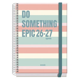 Agenda Escolar (2026-27) Dohe Prime Espiral Tapa Extra A5 D/P Con Goma Epic