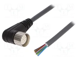 WEIDMÜLLER Cable para sensores M23 macho angular 5m