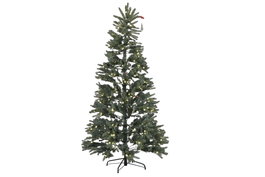 DKD Home Decor Árbol de Navidad LED Verde 210 cm con 1259 Ramas