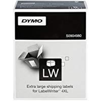 Dymo Etiquetas de Transferencia Térmica Laber Writer, Negro sobre Blanco, 104 mm x 159 mm, Etiquetas Extragrandes, Rollo de 220 Ud. Dymo Etiquetas de Transferencia Térmica Laber Writer, Negro sobre Blanco, 104 mm x 159 mm, Etiquetas Extragrandes, Rollo de 220 Ud.