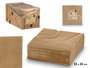 Kinvara Set 50 Servilletas 33 x 33 cm 17 gr Marron (Set de 16)
