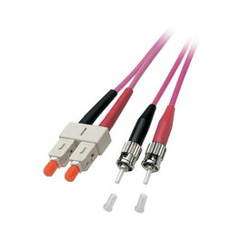 EFB Elektronik Cable de fibra óptica duplex OM4 SC-ST 10m Púrpura