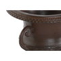 DKD Home Decor Jarrón de Hierro Colado Patinado Óxido Marrón
