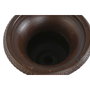 DKD Home Decor Jarrón de Hierro Colado Patinado Óxido Marrón